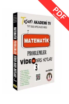 Matematik Problemler Video Ders Notları 3 kitap kapağı