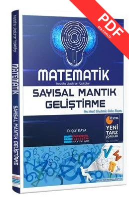 Matematik Sayısal Mantık Geliştirme kitap kapağı