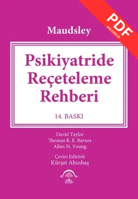 Maudsley Psikiyatride Reçeteleme Rehberi kitap kapağı