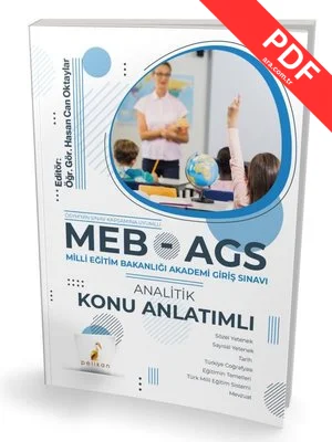 MEB - AGS Hazırlık Analitik Konu Anlatımlı Tek Kitap kitap kapağı
