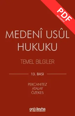 Medeni Usul Hukuku Temel Bilgiler kitap kapağı