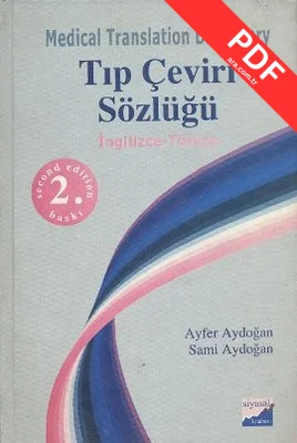 Medical Translation DictionaryTıp Çeviri Sözlüğü kitap kapağı