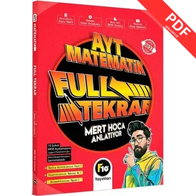 Mert Hoca AYT Matematik Full Tekrar Video Ders Kitabı kitap kapağı