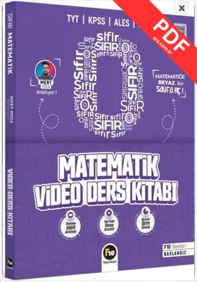 Mert Hoca ile Sıfırdan Matematik Video Ders Kitabı kitap kapağı