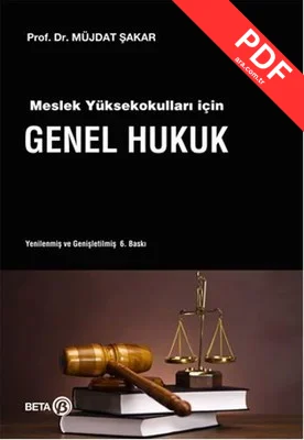 Meslek Yüksekokulları İçin Genel Hukuk kitap kapağı