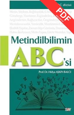 Metindilbilimin ABC'si kitap kapağı