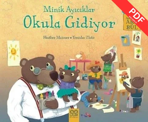 Minik Ayıcıklar - Okula Gidiyor kitap kapağı