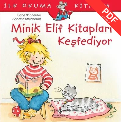 Minik Elif Kitapları Keşfediyor-İlk Okuma Kitabım kitap kapağı