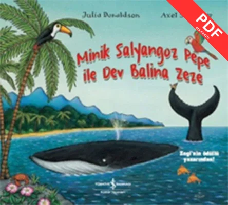 Minik Salyangoz Pepe İle Dev Balina Zeze kitap kapağı