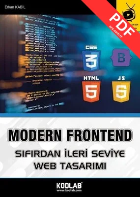 Modern Frontend - Sıfırdan ileri Seviye Web Tasarımı kitap kapağı