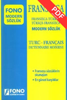 Modern Sözlük (Fransızca/Türkçe - Türkçe/Fransızca) kitap kapağı