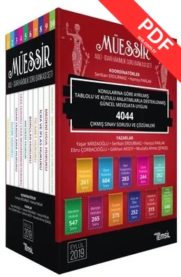 Müessir-Adli İdari Hakimlik Çıkmış Soru Bankası ve Çözümleri kitap kapağı