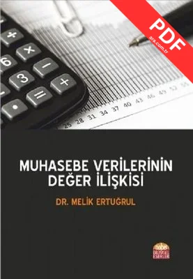 Muhasebe Verilerinin Değer İlişkisi kitap kapağı
