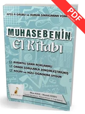 Muhasebenin El Kitabı KPSS A ve Kurum Sınavlarına Yönelik Konu Anlatımlı kitap kapağı