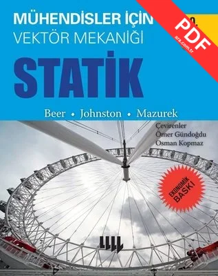 Mühendisler İçin Vektör Mekaniği Statik-Ekonomik Baskı kitap kapağı