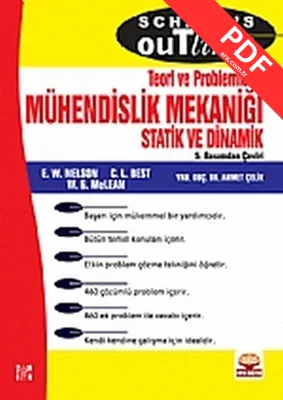 Mühendislik Mekaniği Statik ve Dinamik teori ve Problemlerle kitap kapağı