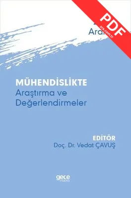 Mühendislikte Araştırma ve Değerlendirmeler - Aralık 2023 kitap kapağı