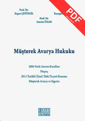 Müşterek Avarya Hukuku kitap kapağı