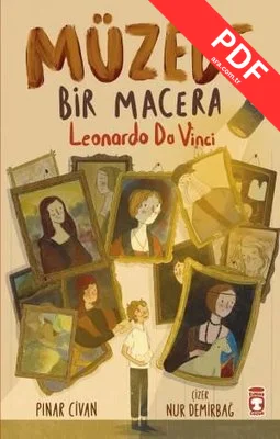 Müzede Bir Macera - Leonardo Da Vinci kitap kapağı