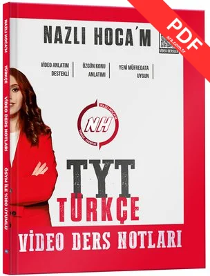 Nazlı Hocam TYT Türkçe Video Ders Kitabı kitap kapağı