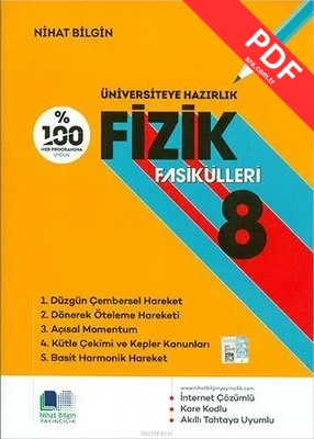 Nihat Bilgin Fizik Fasikülleri-8 kitap kapağı