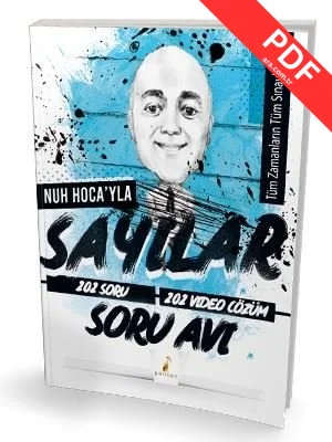 Nuh Hocayla Sayılar Soru Avı 202 Çözümlü Soru - Tüm Sınavlar İçin kitap kapağı