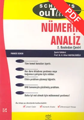 Nümerik Analiz kitap kapağı