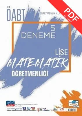 ÖABT Lise Matematik Öğretmenliği-Öğretmenlik Alan Bilgisi - 5 Deneme kitap kapağı