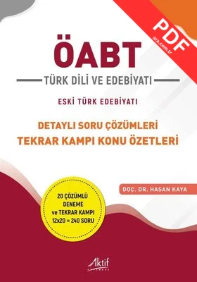 ÖABT Türk Dili ve Edebiyatı - Eski Türk Edebiyatı - Detaylı Soru Çözümleri Tekrar Kampı Konu Özetler kitap kapağı