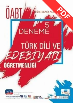 ÖABT Türk Dili ve Edebiyatı Öğretmenliği 0 -5 Deneme kitap kapağı