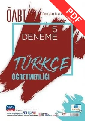 ÖABT Türkçe Öğretmenliği - Öğretmenlik Alan Bilgisi - 5 Deneme kitap kapağı