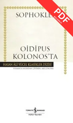 Oidipus Kolonos'ta kitap kapağı