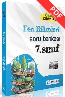 Oksijen 7. Sınıf Fen Bilimleri Soru Bankası kitap kapağı