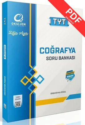 Oksijen TYT Coğrafya Soru Bankası kitap kapağı