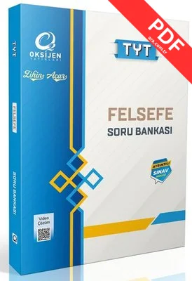 Oksijen TYT Felsefe Soru Bankası kitap kapağı