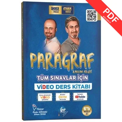 Önder Hoca & Ethem Hoca Tüm Sınavlar Için Paragraf ve Anlam Bilgisi Video Ders Kitabı kitap kapağı