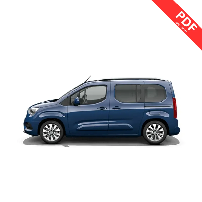 Opel Combo-e (2024) kılavuz kapağı