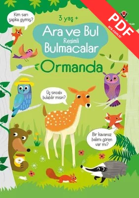 Ormanda - Ara ve Bul Resimli Bulmacalar kitap kapağı