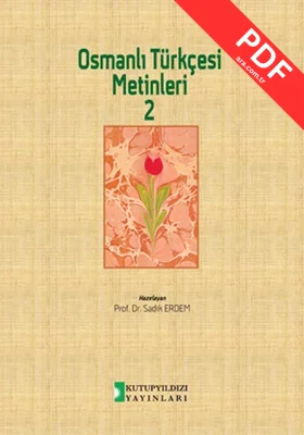 Osmanlı Türkçesi Metinleri 2 kitap kapağı