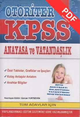 Otoriter KPSS Anayasa ve Vatandaşlık kitap kapağı