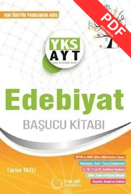 Palme Yks Ayt Edebiyat Başucu Kitabı 2019 kitap kapağı