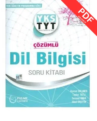 Palme Yks Tyt Çözümlü Dil Bilgisi Soru Kitabı 2019 kitap kapağı