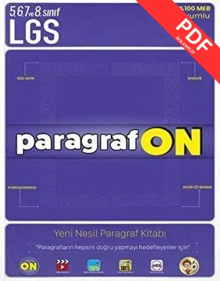 ParagrafON - 567. Sınıf ve LGS kitap kapağı