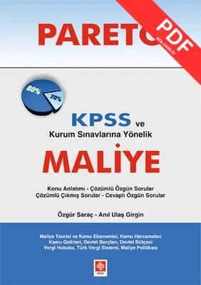 Pareto KPSS ve Kurum Sınavlarına Yönelik Maliye kitap kapağı