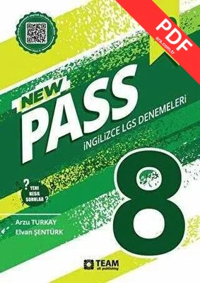 Pass 8 - LGS Yeni Nesil İngilizce Denemeleri kitap kapağı