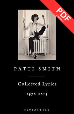 Patti Smith Collected Lyrics 19702015 kitap kapağı