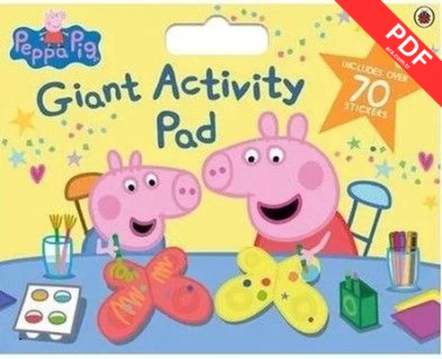 Peppa Giant Activity Pad kitap kapağı