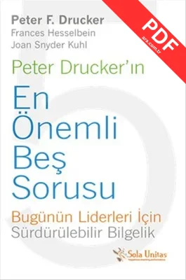 Peter Drucker'ın En Önemli Beş Sorusu kitap kapağı