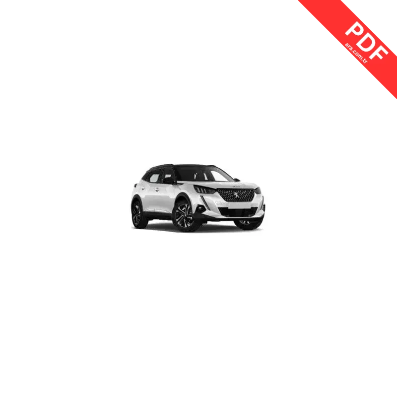 Peugeot 2008 (2024) kılavuz kapağı