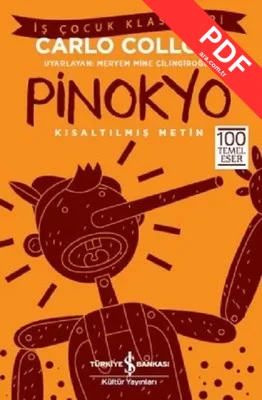 Pinokyo-Kısaltılmış Metin kitap kapağı